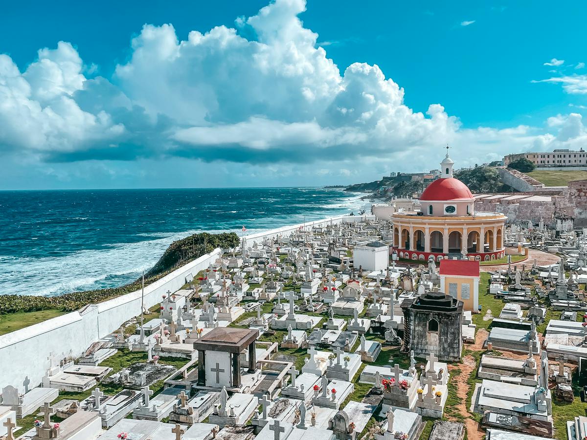 Cemetary at the National Historic Site in San Juan