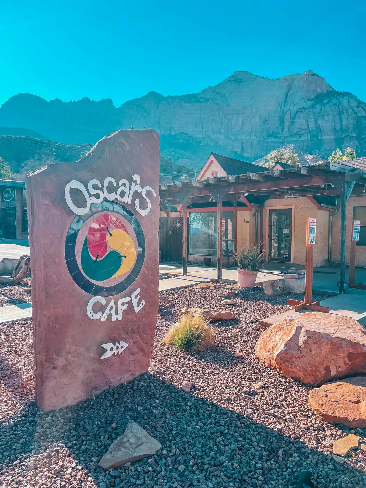 Oscar's Cafe restaurant in Zion National Park