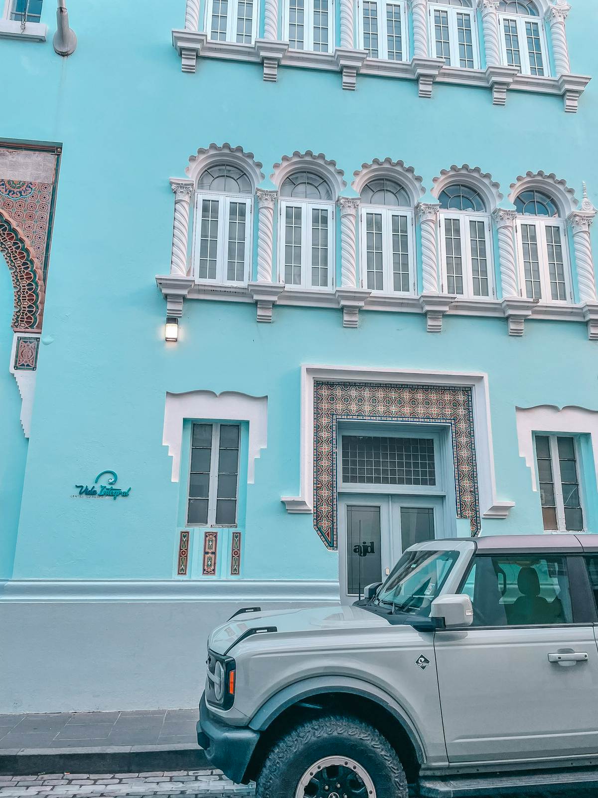 Blue building in Old San Juan