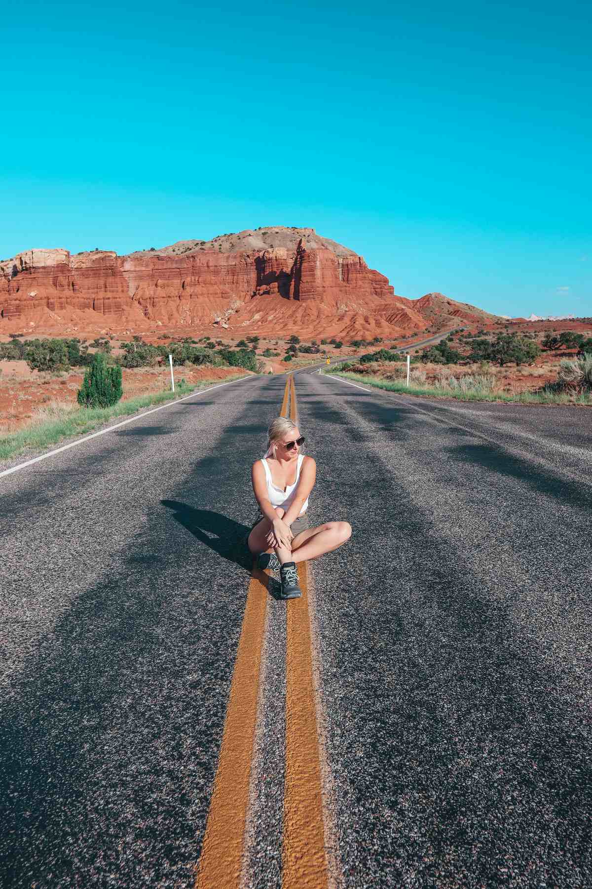 Scenic Byway Highway 24 in Captiol Reef National Park