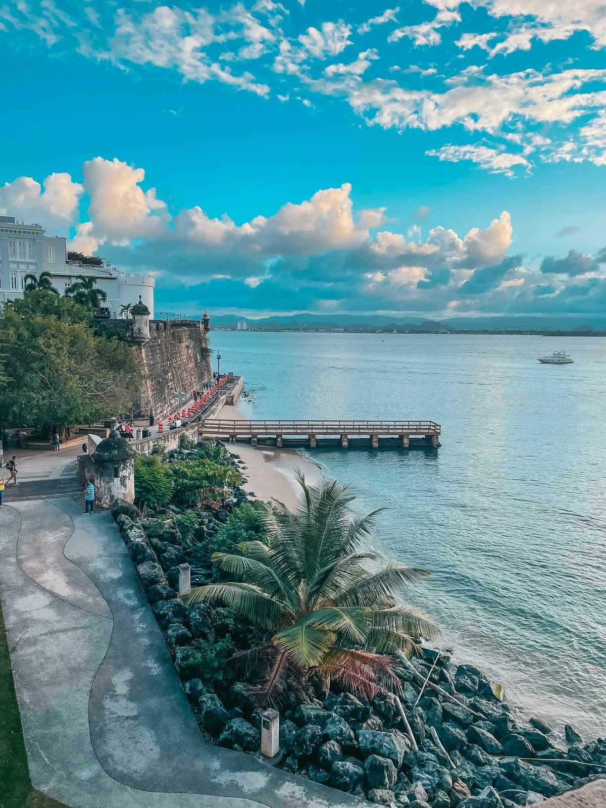 View from Paseo de la Princesa in Puerto Rico