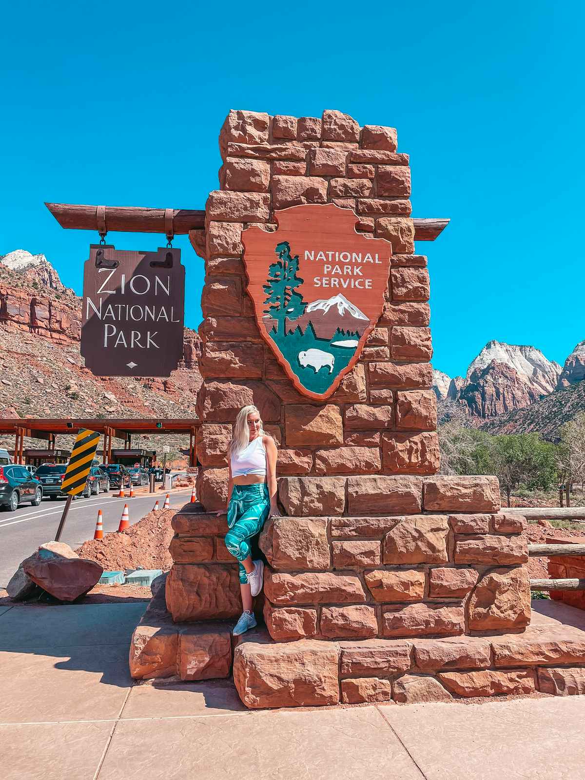 Zion National Park entrance