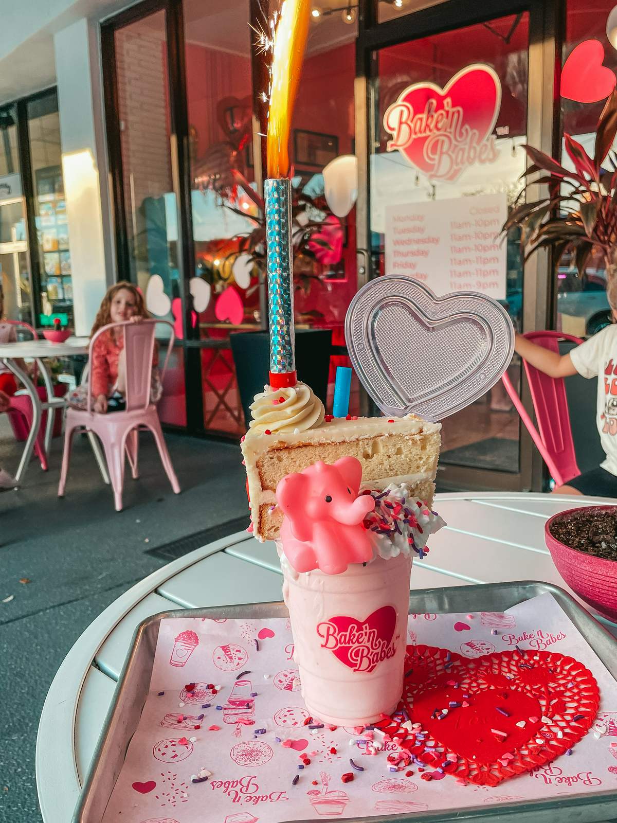 Bake'n Babes Freak Shake for Valentine's Day