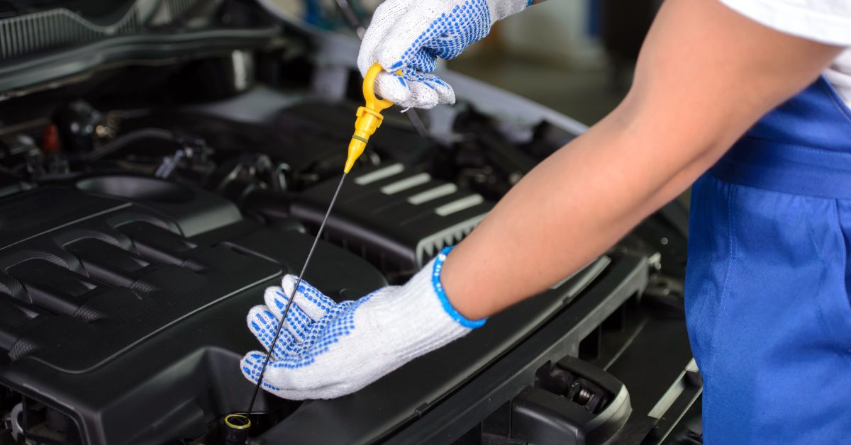 car getting serviced before a long drive