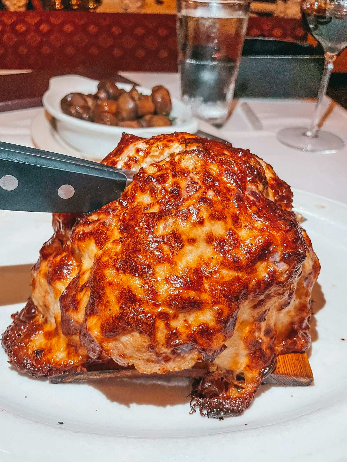 Roasted cauliflower from Charleys Steakhouse in Tampa Florida