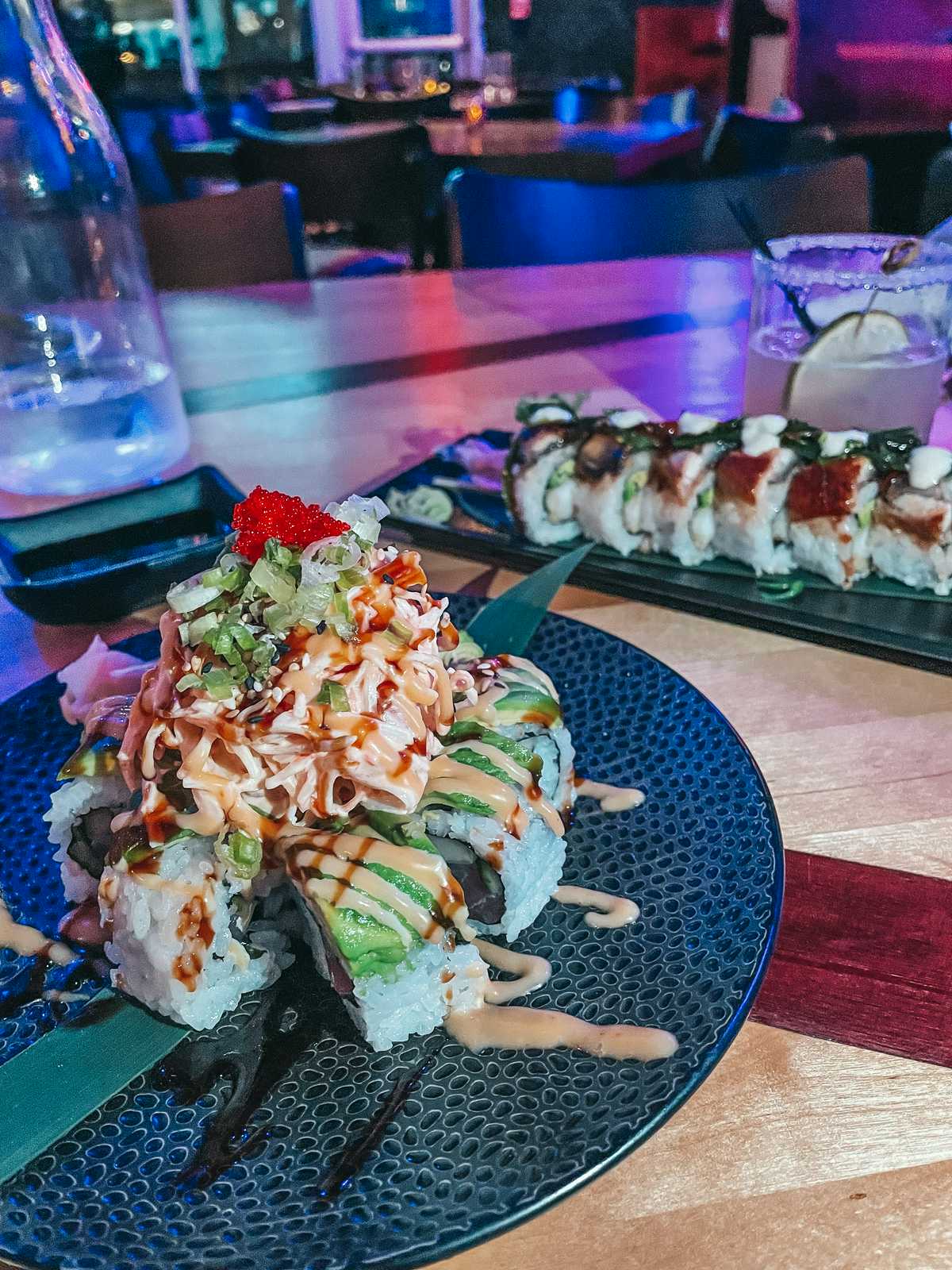 Sushi rolls from Haiku in Tampa