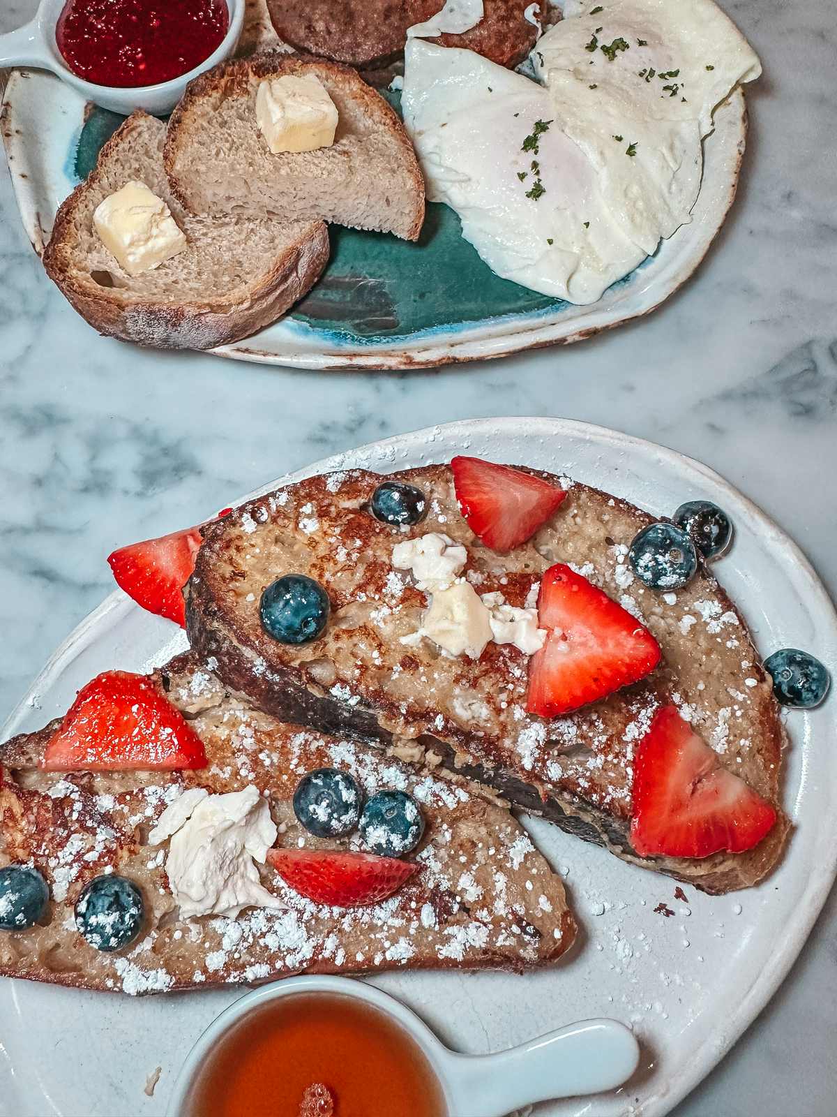 Sourdough French toast from Ivy Coffee and Tartines
