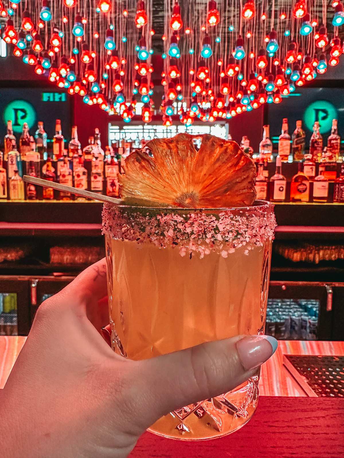Mezcal cocktail from Puttshack in St. Louis