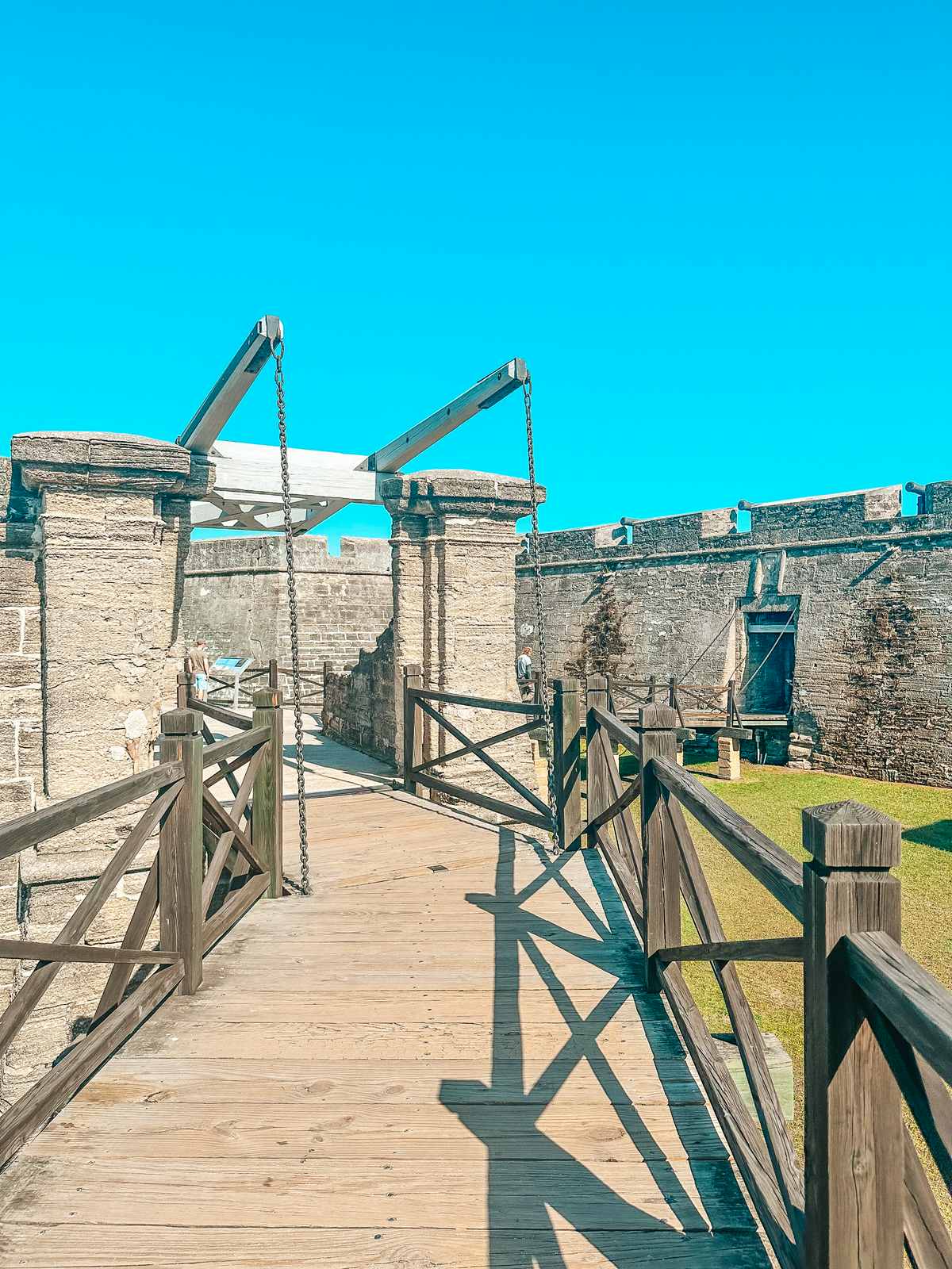 visit the Castillo de San Marcos bridge when you spend Weekend in St. Augustine