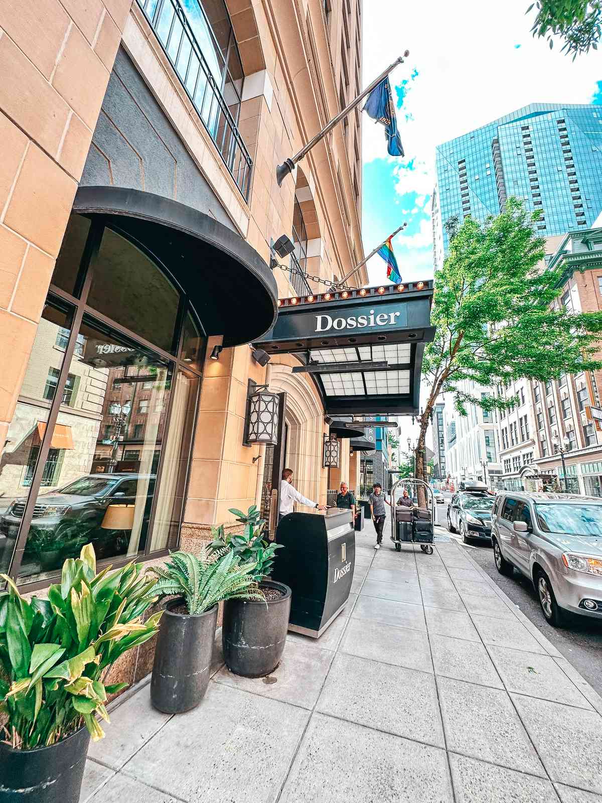spend the weekend in Portland and stay at Dossier Hotel 