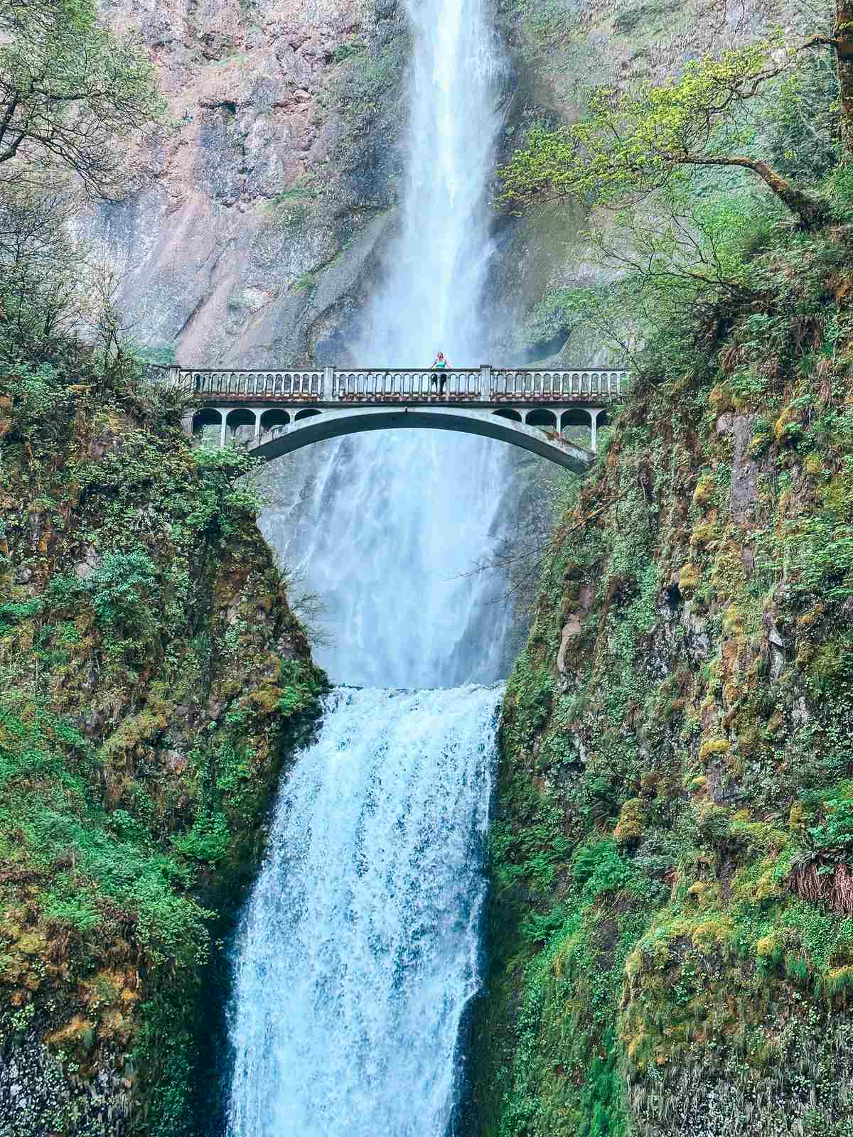 Bridge at Multnomah Falls