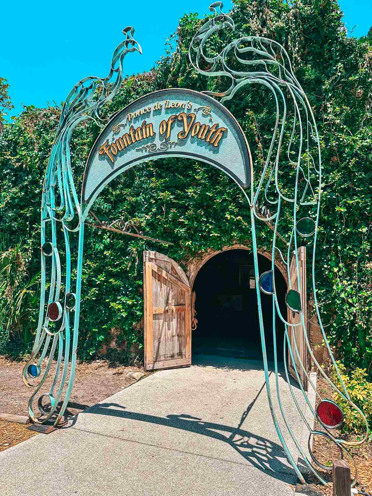 fountain of youth entrance when you spend a Weekend in St. Augustine