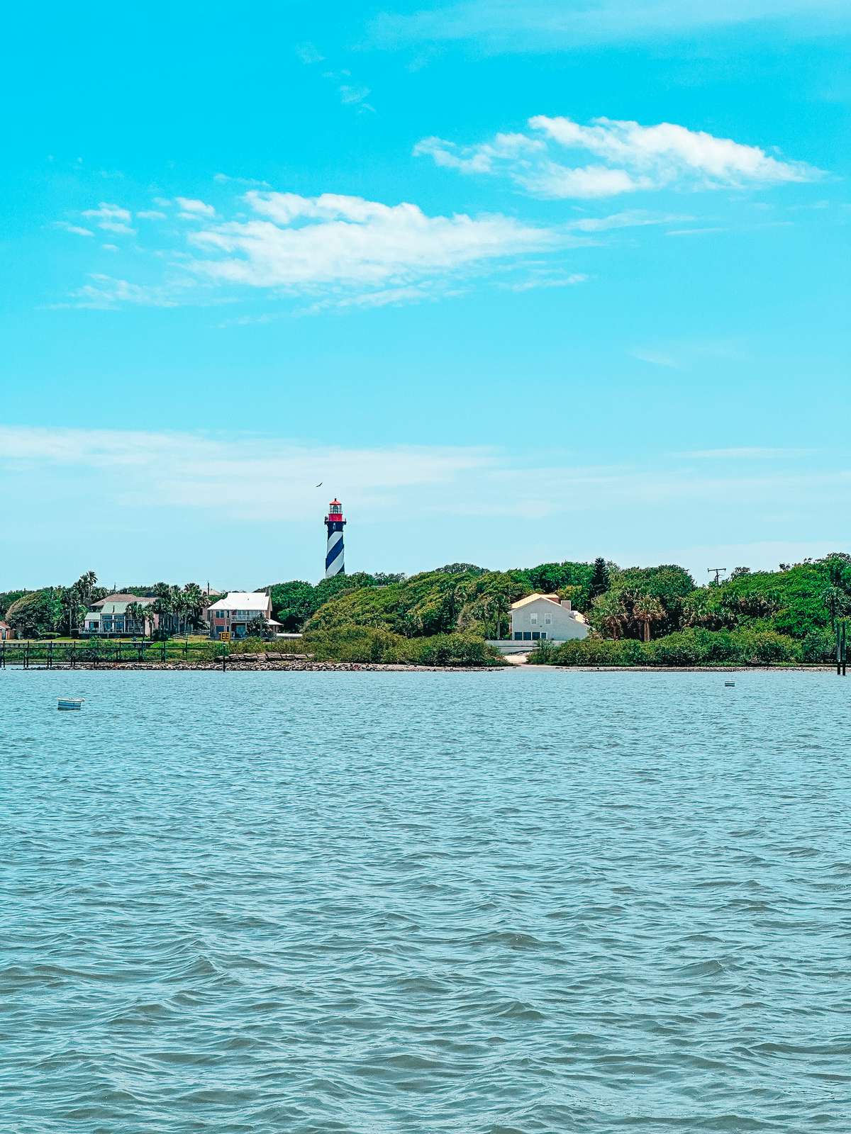 view from a boat tour during the Weekend in St. Augustine