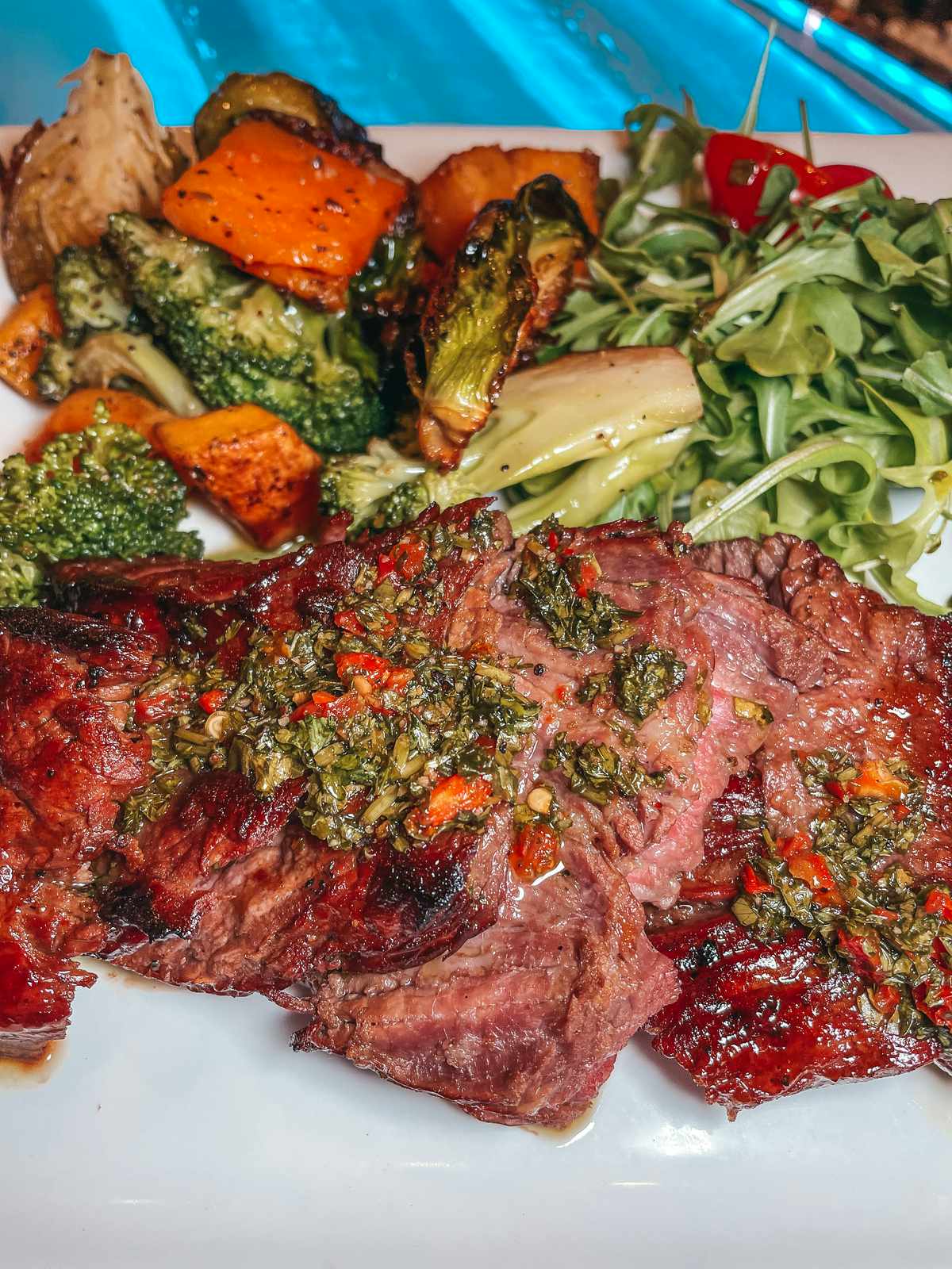 SeaGlass Tavern Chimichuri steak