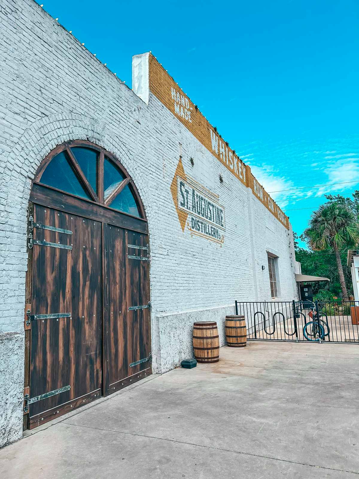 exterior of St. Augustine Distillery when you spend a Weekend in St. Augustine