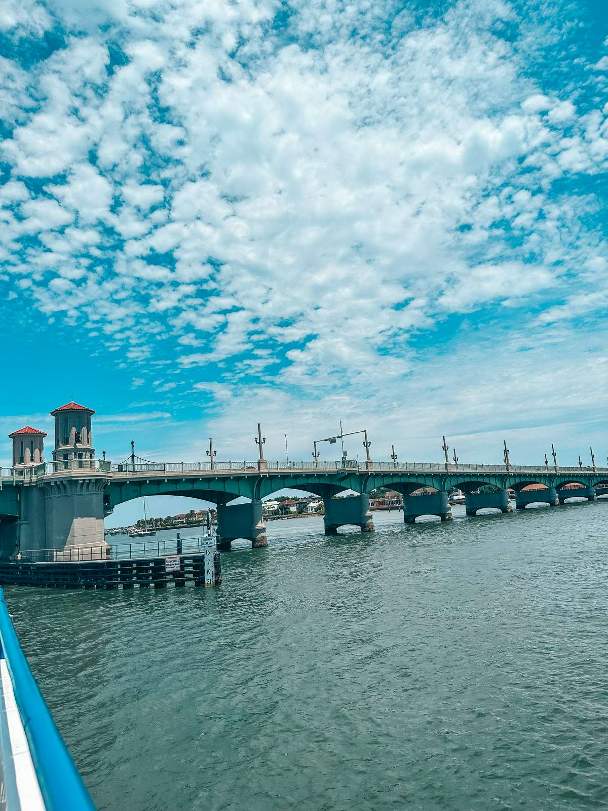 bridge from a boat tour during the Weekend in St. Augustine