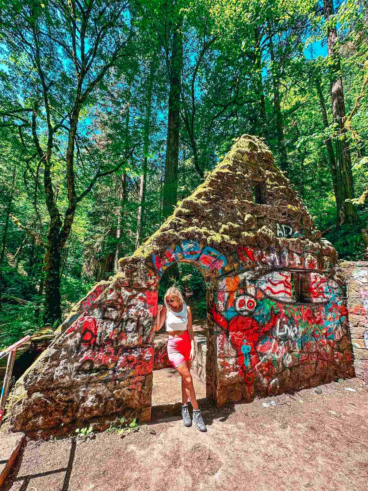 Witches Castle at Forest Park in Portland Oregon