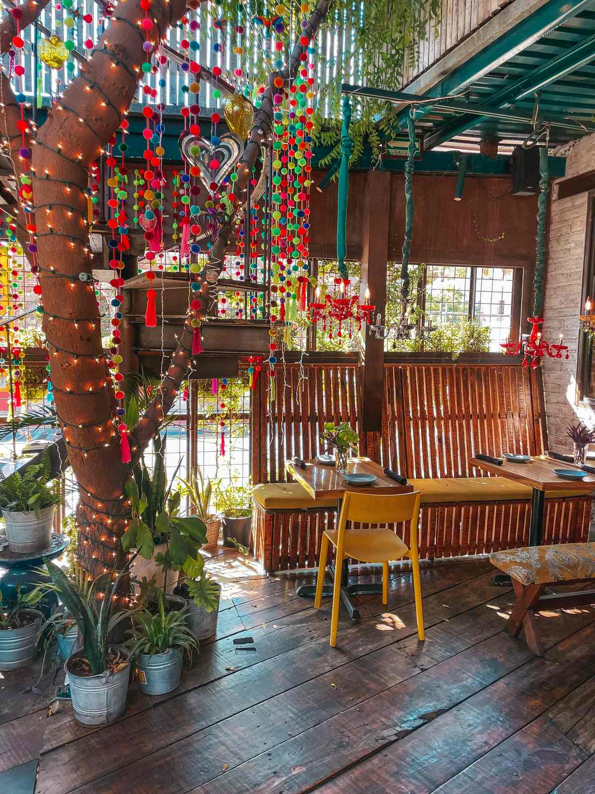 interior in the Outpost restaurant 