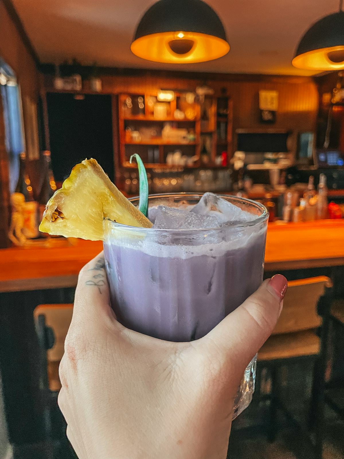 In Between Days Ube pina colada