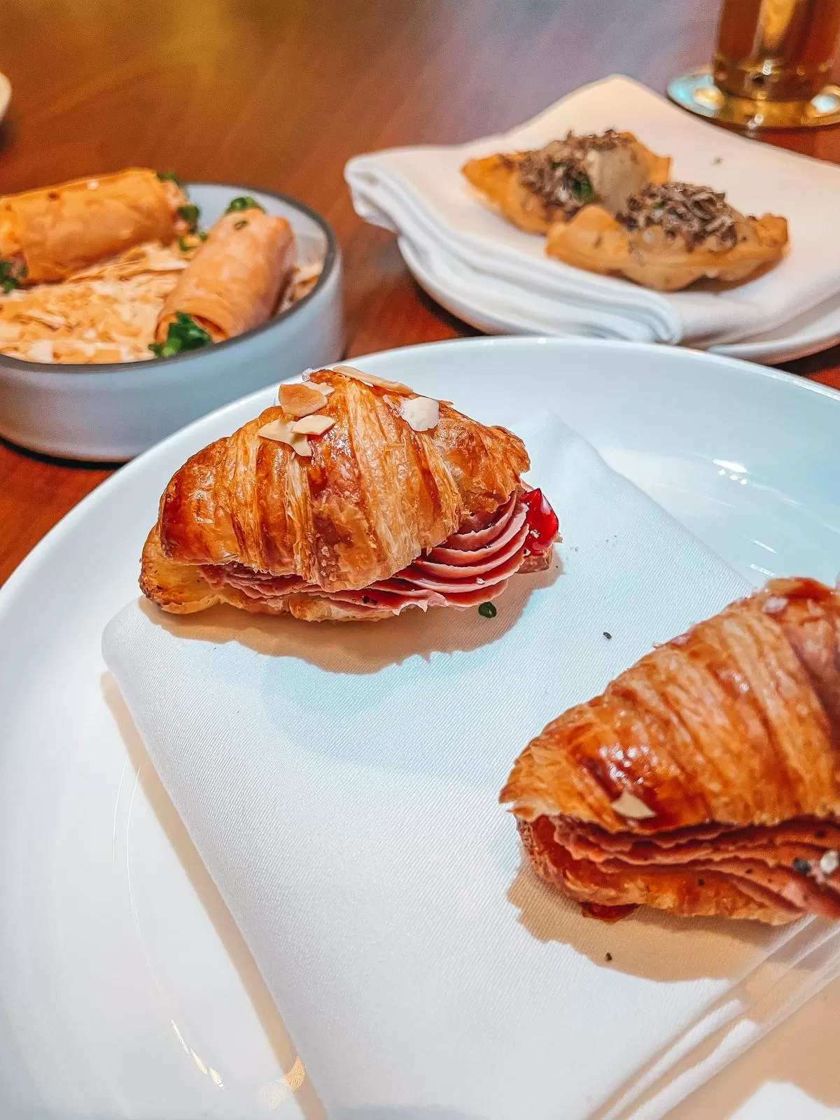 food served in white plate