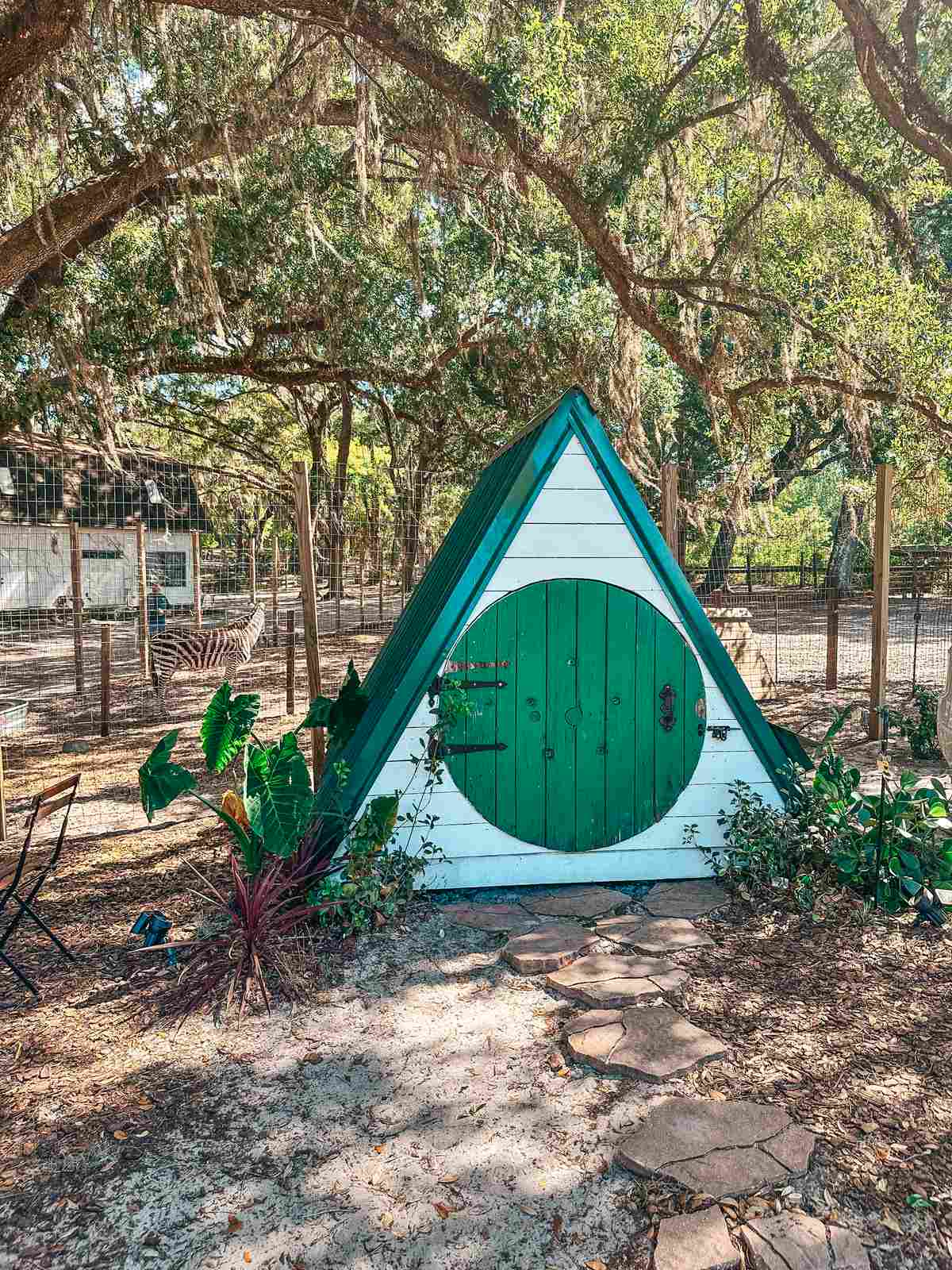 an A-frame in enchanted oaks for a weekend getaways from Tampa