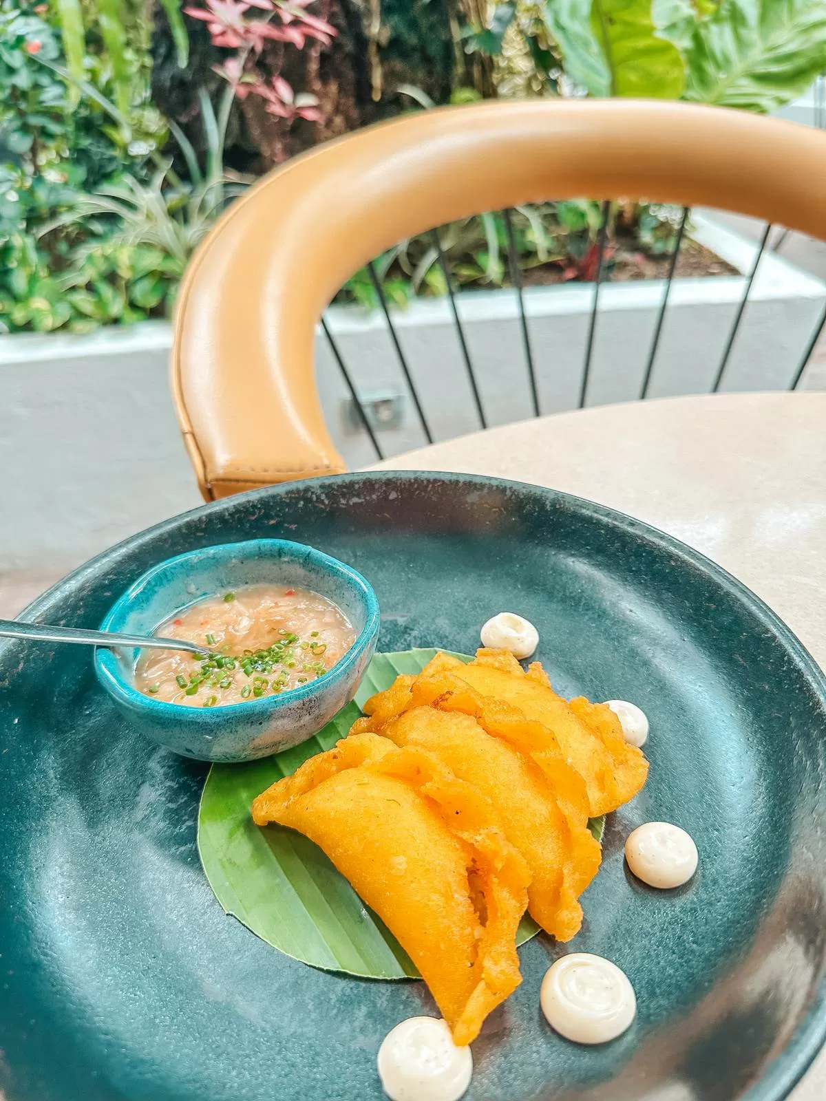 Seafood empanadas from Carmen in Cartagena