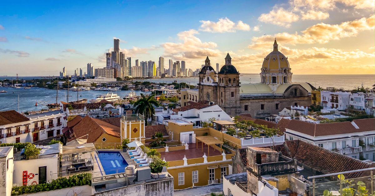 Cartagena city skyline