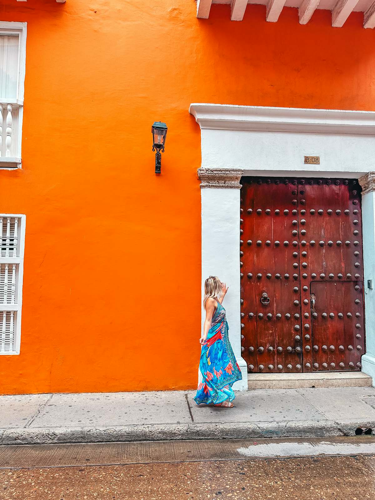 Colorful buildings in Cartagena