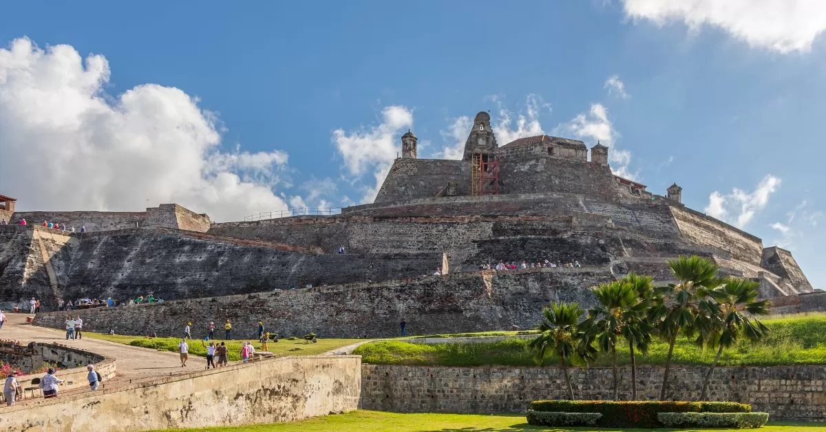 Castle San Felipe de Barajas in Cartagena