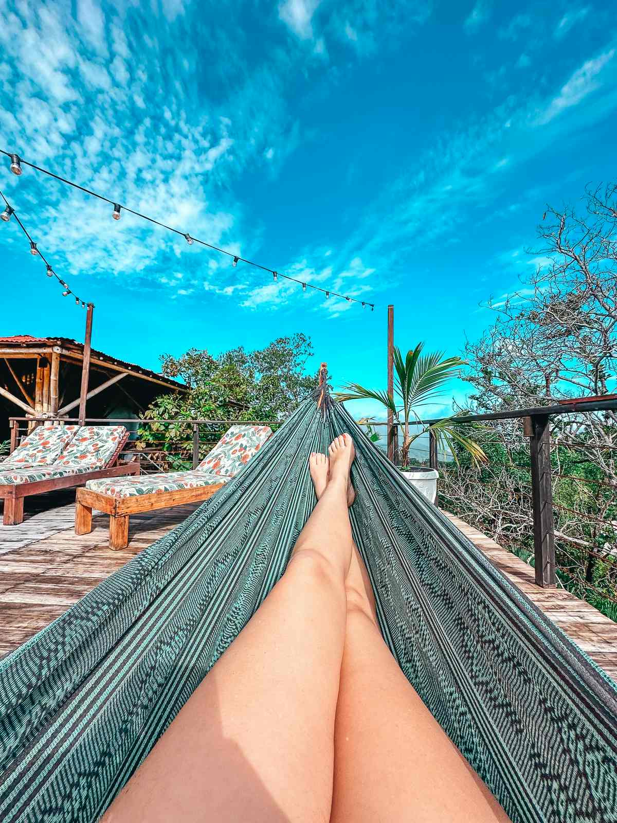 Minca Colombia hostel hammock