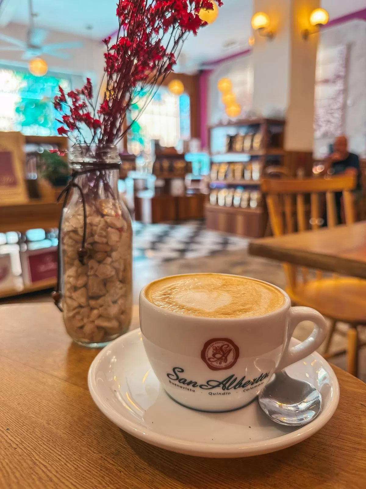 San Alberto cafe in Cartagena