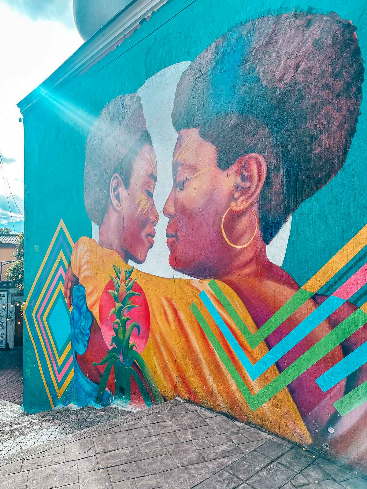 Street mural in Bogota