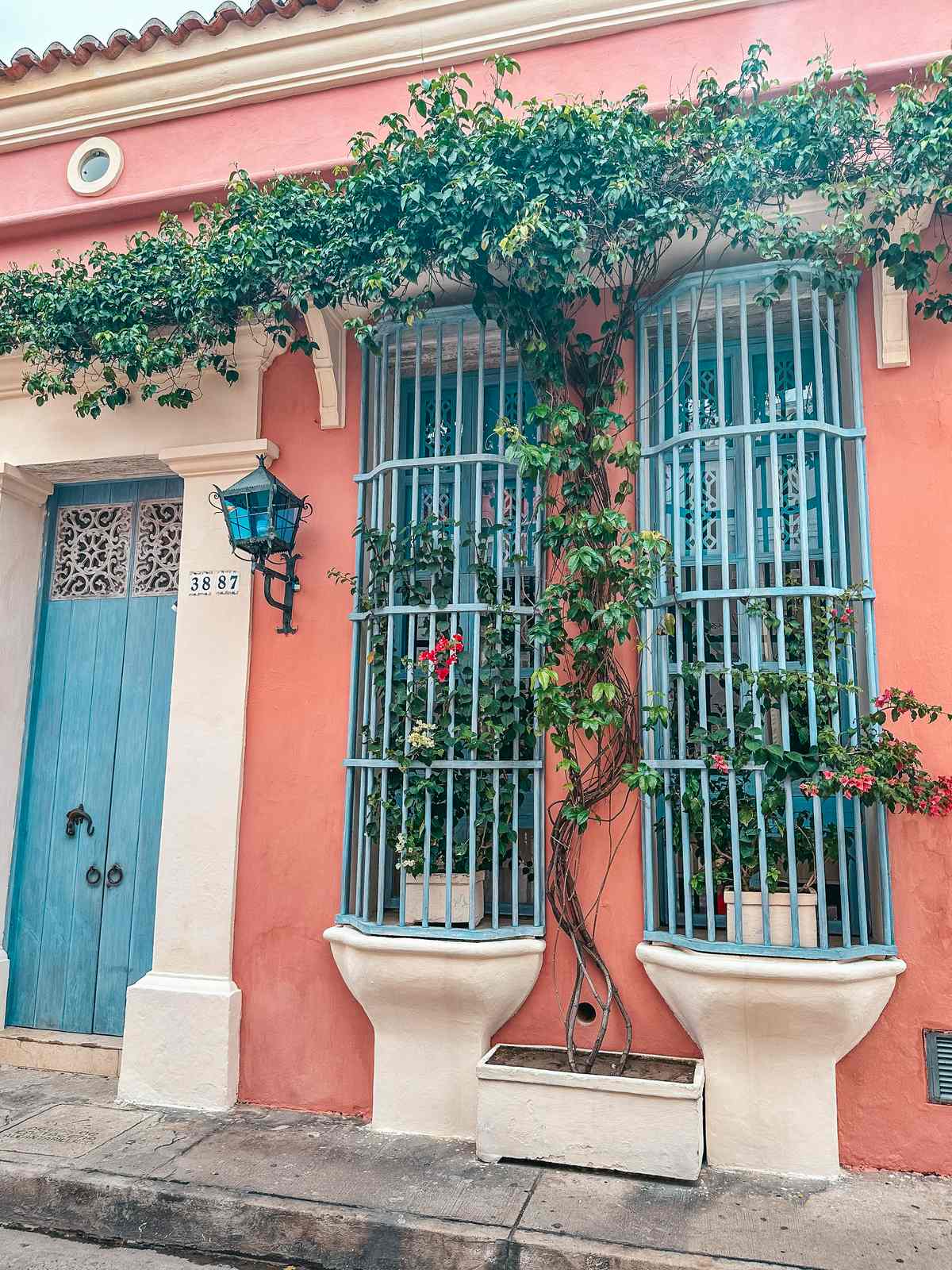 Vined walls of Cartagena