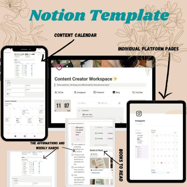 Best Notion Template for Content Creators