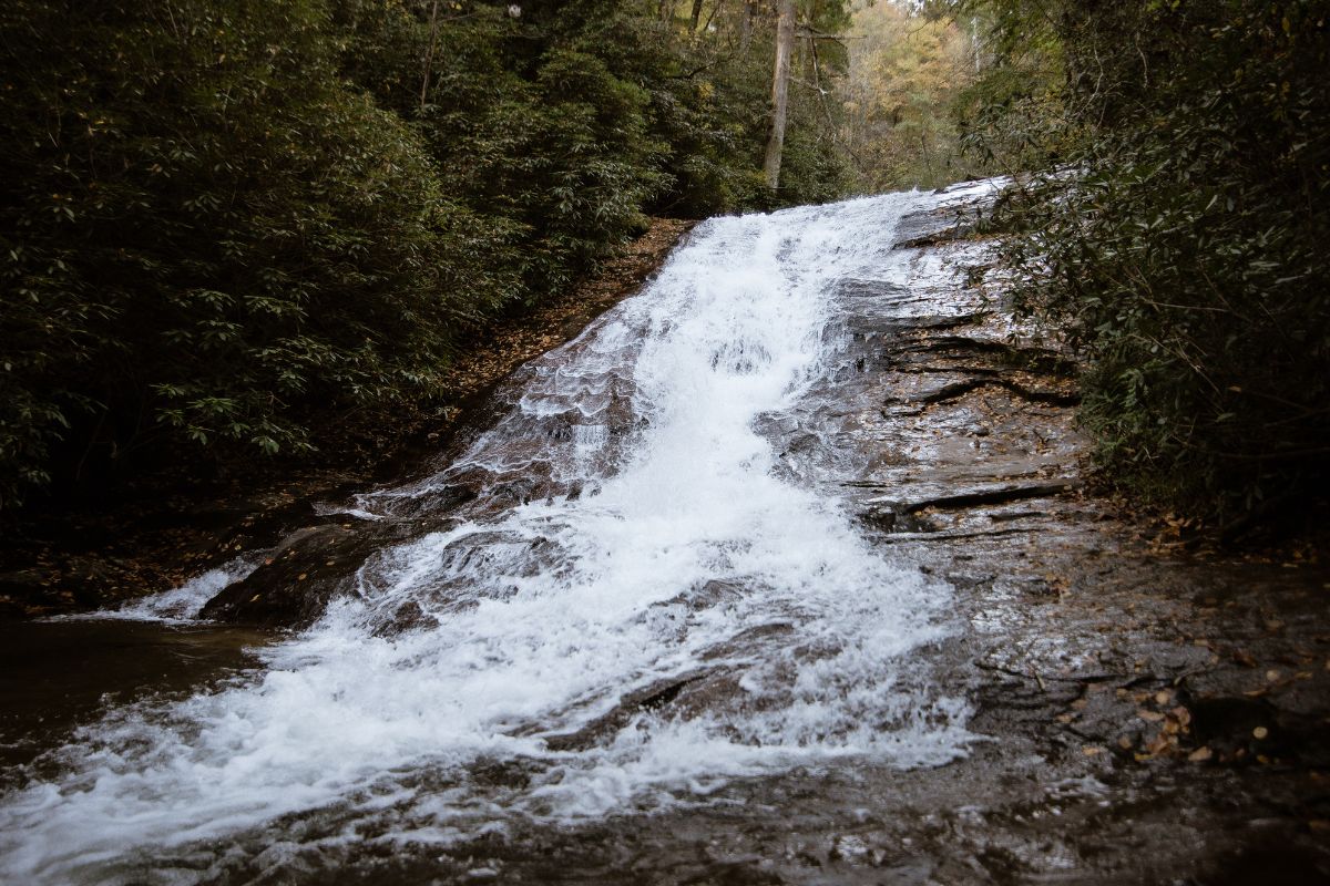 Duke Creek Falls Waterfall in Helen Georgia