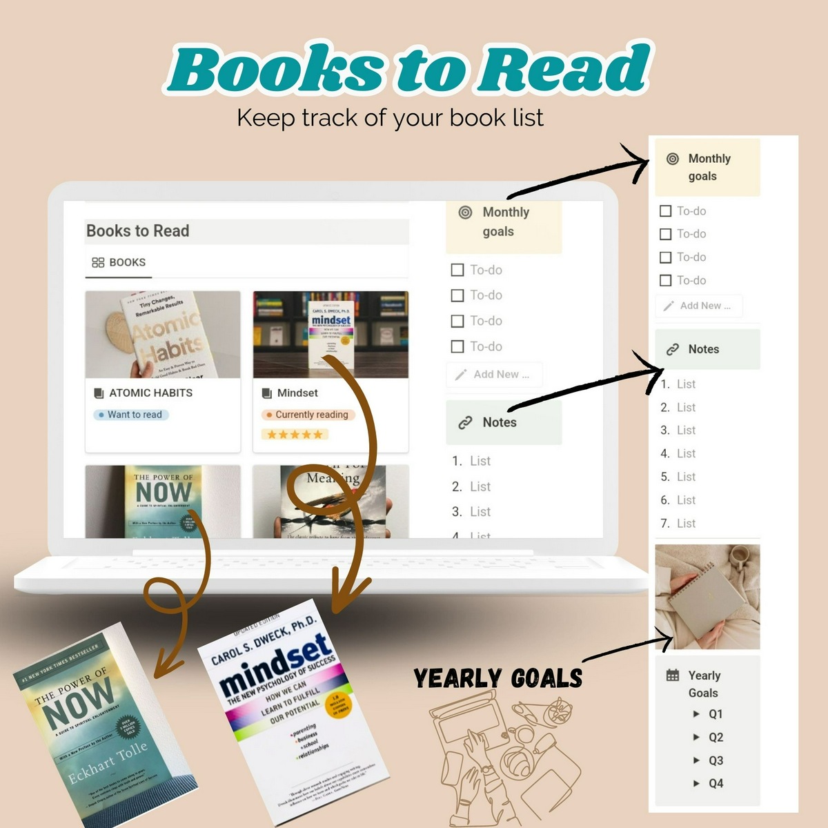 Notion Template Books to read