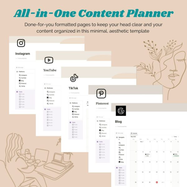 Notion Template Content Planner