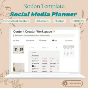 Content Creator Notion Template