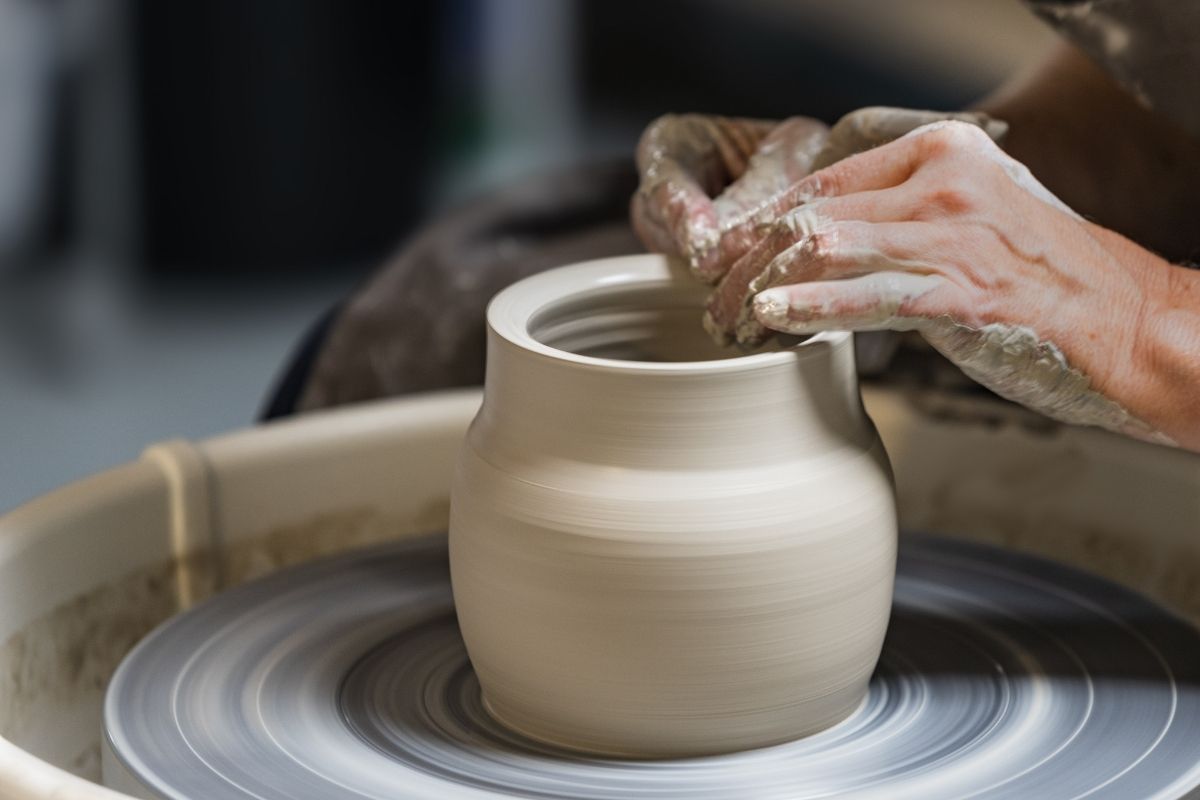 Pottery studio at Helen Arts & Heritage Center