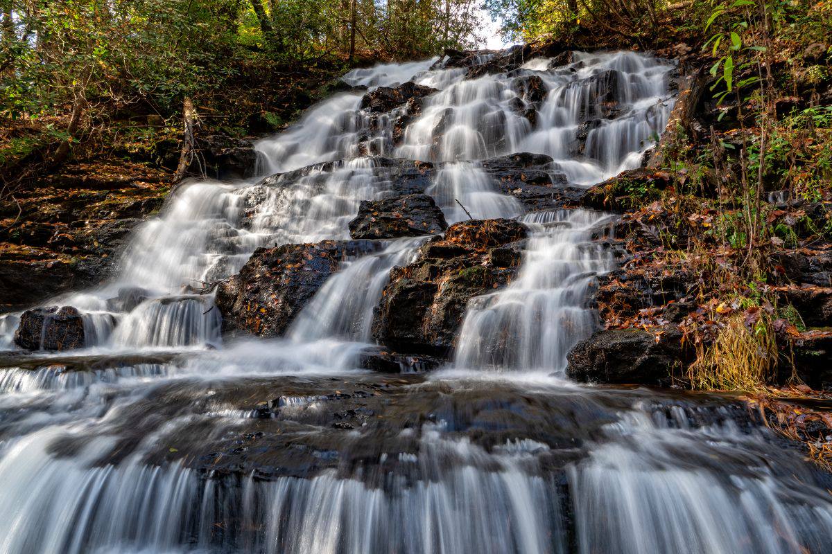 Trahlyta Falls near Helen Georgia