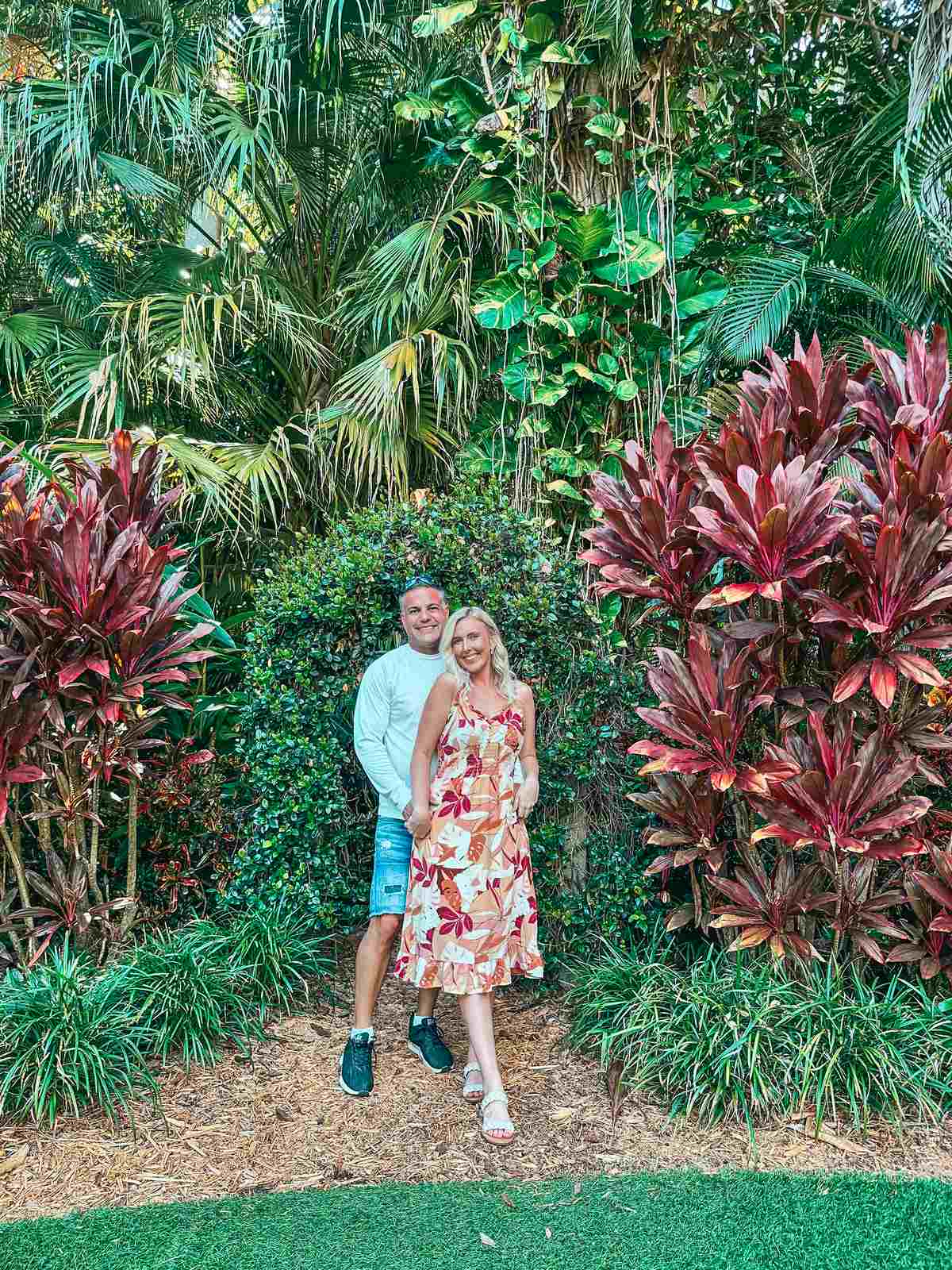 Couple at Sunken Gardens St Pete