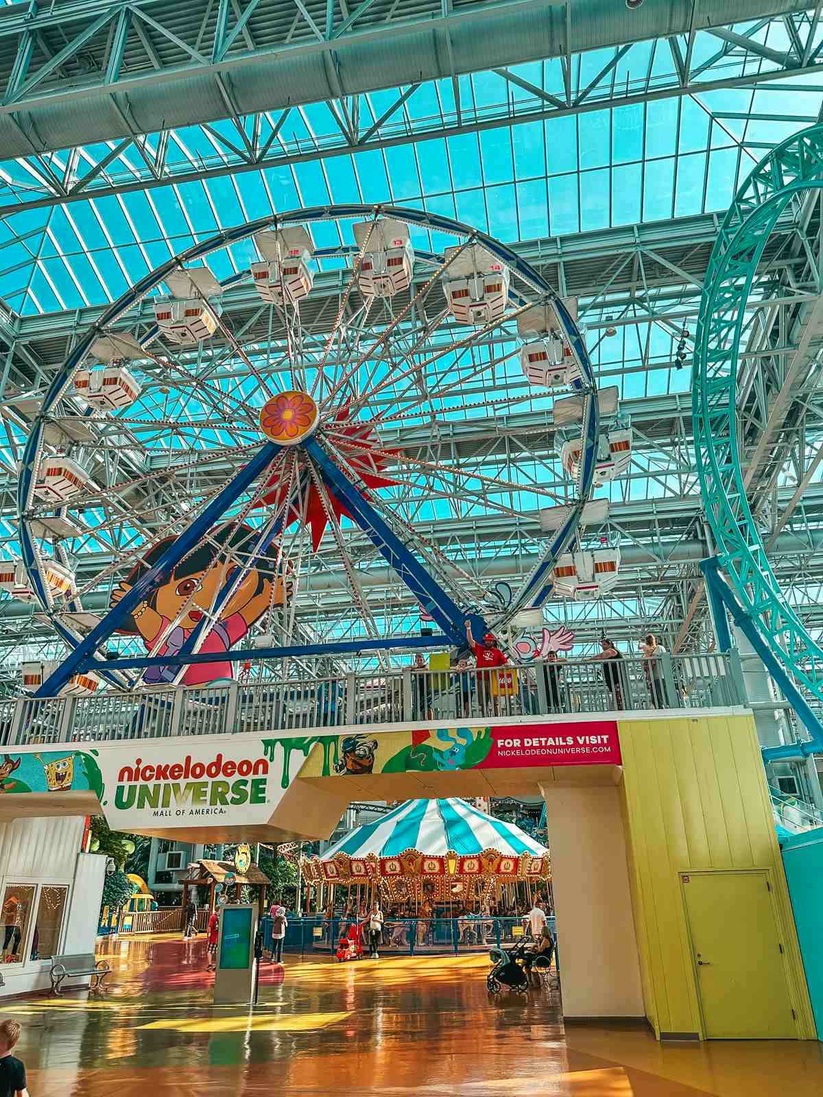 Nickelodean Universe at Mall of America