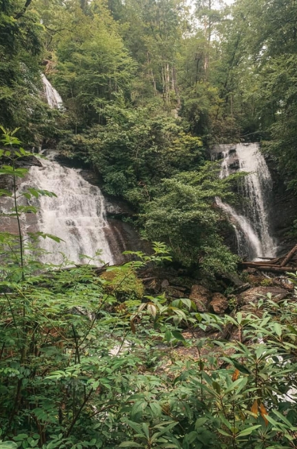 anna ruby falls one of helen georgia waterfalls