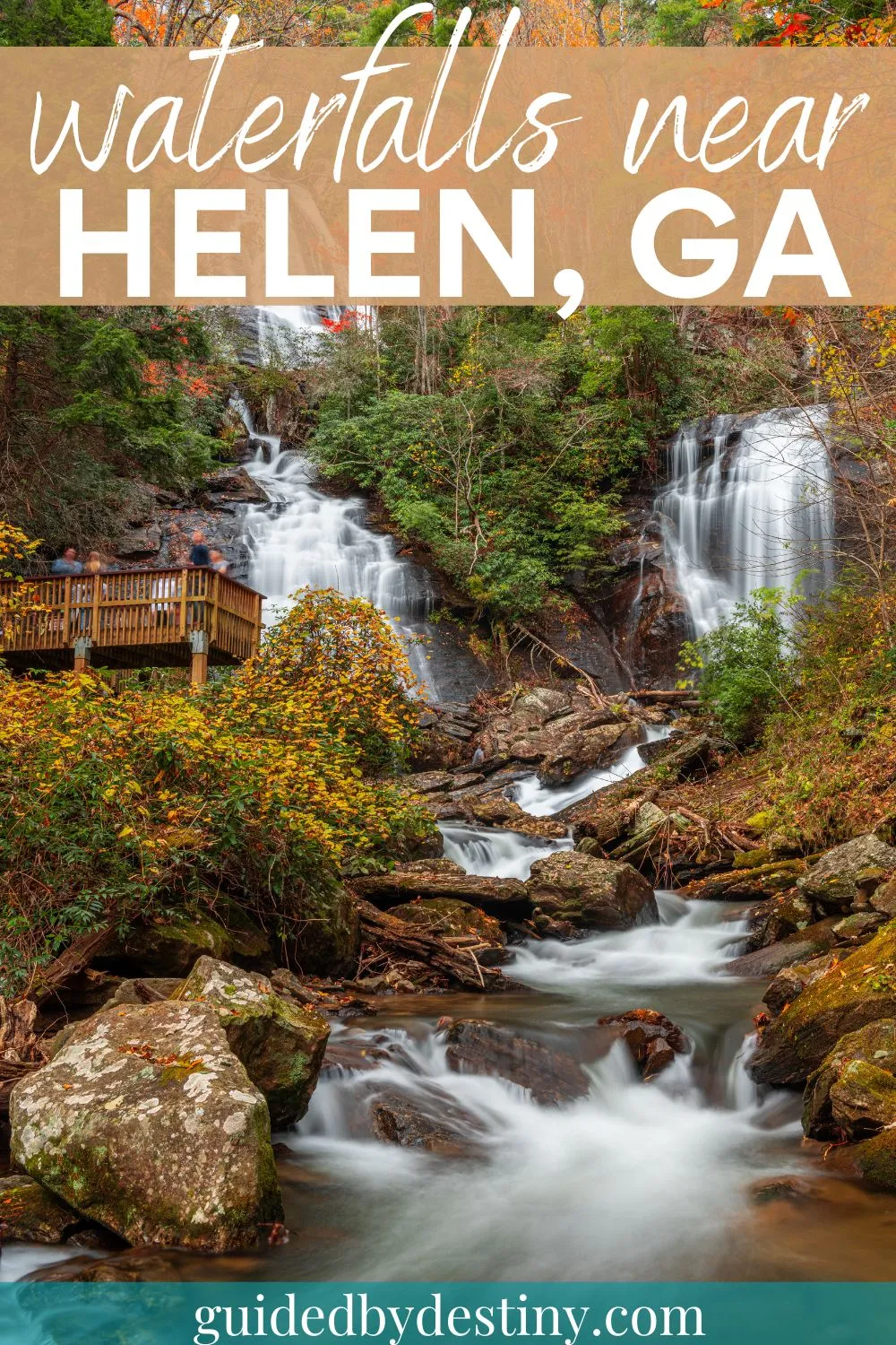 waterfalls near helen georgia