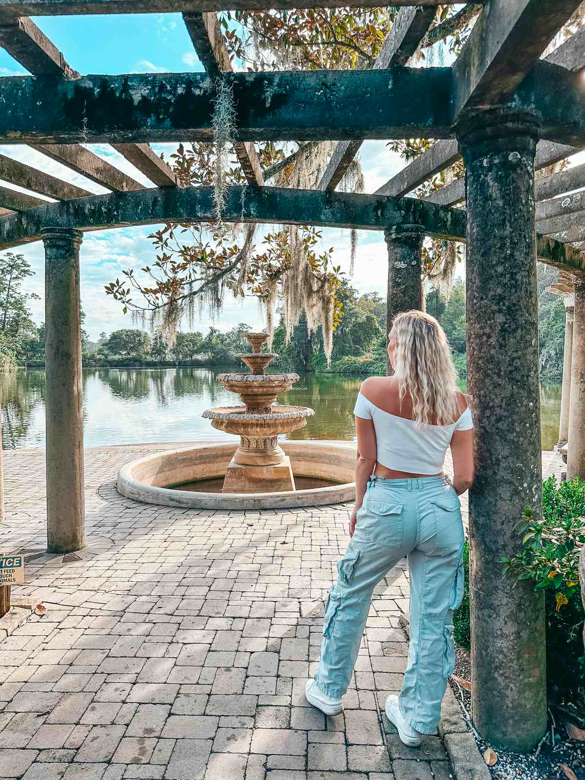 Wilmington North Carolina Airlie Gardens fountain