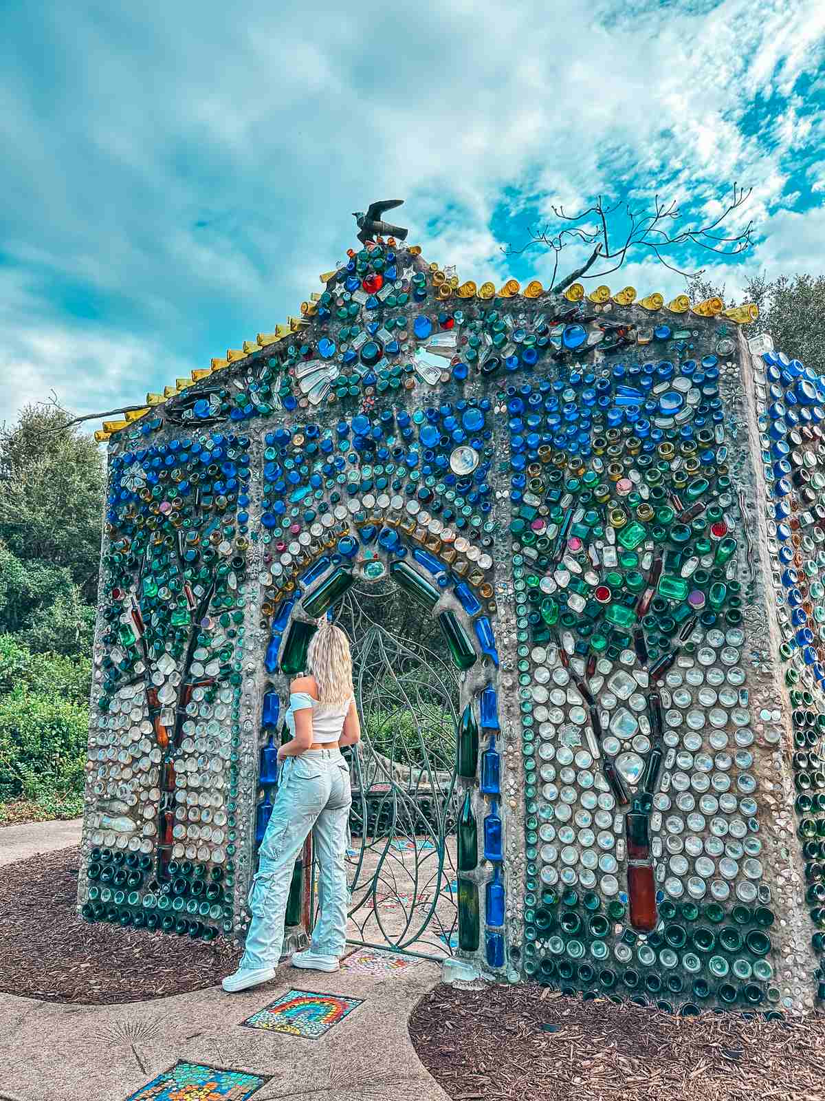 Bottle Chapel at Airlie Gardens in Wilmington