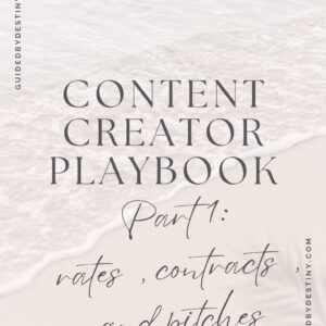 Content Creator Playbook Part 1