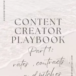 Content Creator Playbook Part 1