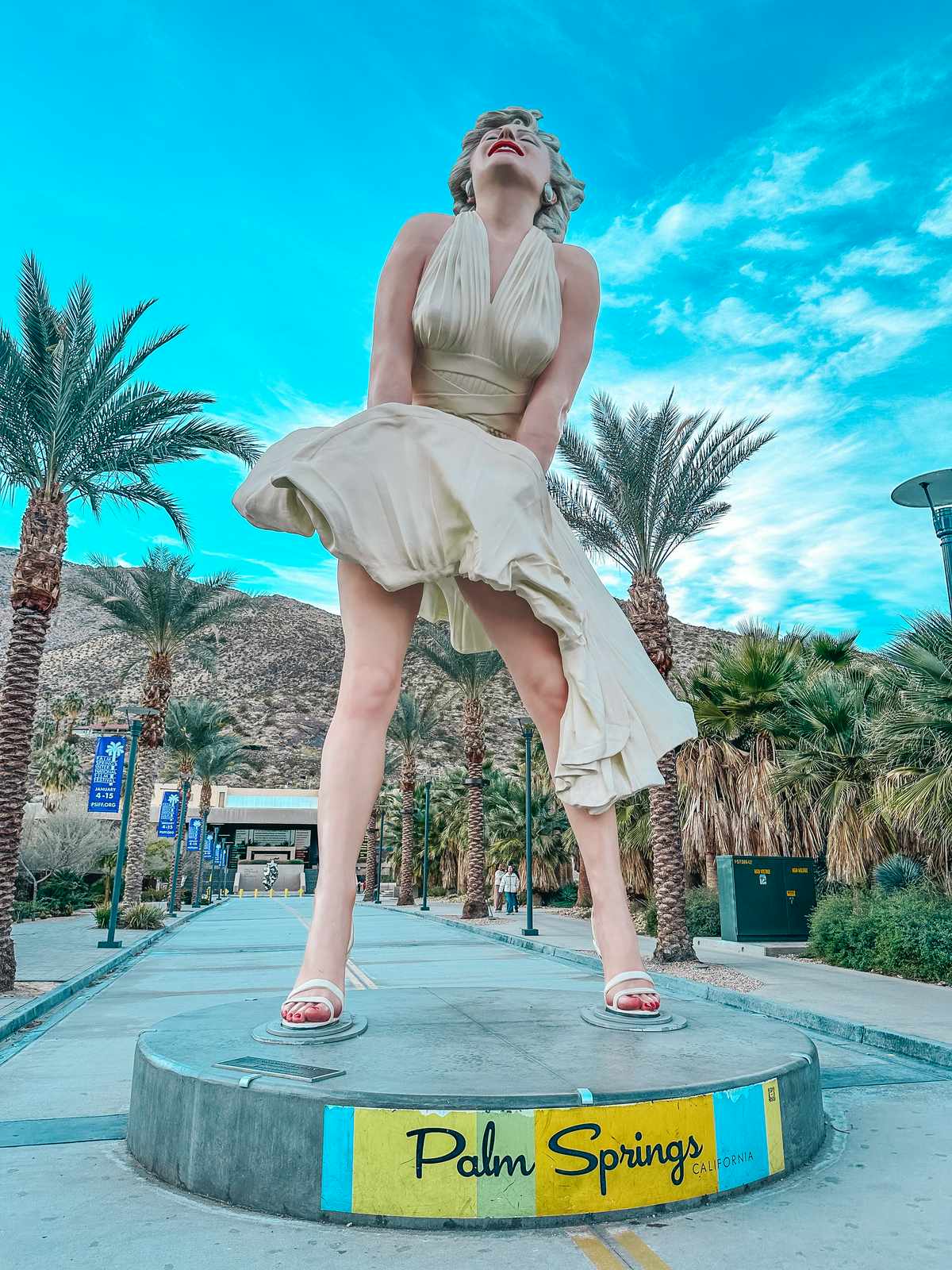 Forever Marilyn in downtown Palm Springs