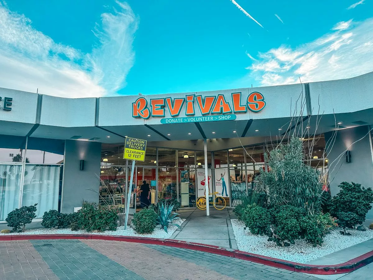 Revivals thrift shop Palm Springs